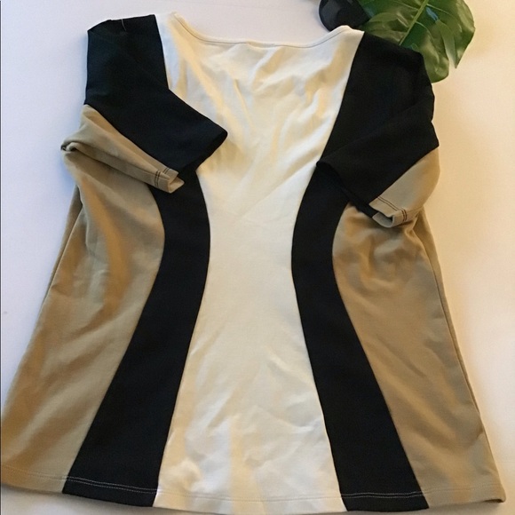 Ann Taylor Loft Colorblock Blouse~L - Picture 4 of 4